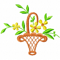 Flowers And Tree Embroidery Design 11 Flowers And Tree Embroidery Design 11
